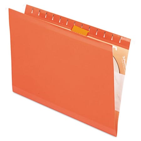 Officespace Reinforced Hanging File Folders- Kraft- Legal- Orange- 25/Box, 25PK OF40254